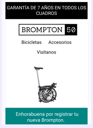 Brompton C Line 3 velocidades naranja