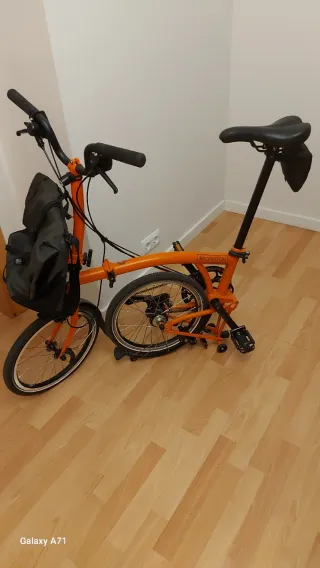 Brompton C Line 3 velocidades naranja