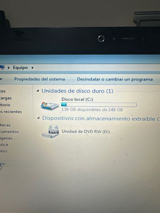 Packard Bell EasyNote Portátil leer bien