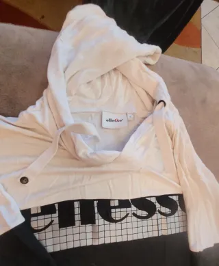 Maglietta Ellesse bianca, nera e gialla