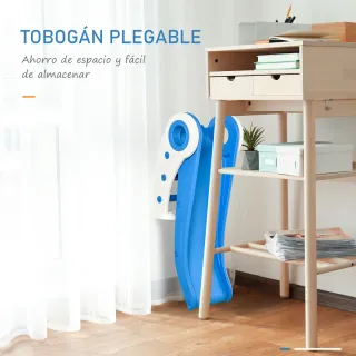 Tobogán Infantil Azul y Blanco