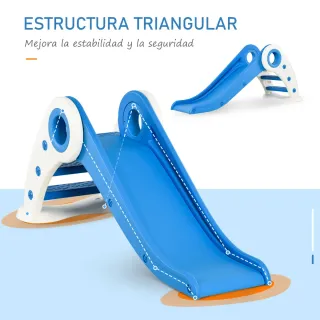 Tobogán Infantil Azul y Blanco