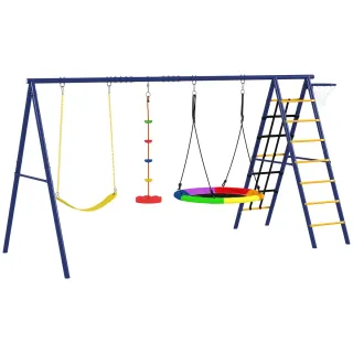 Columpio 6 en 1 con Nido para Niños