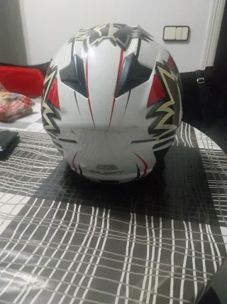 Casco NZI Blue Series Rojo y Blanco