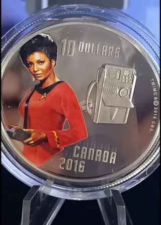 Moneda 10$ Canadá 2016 Star Trek