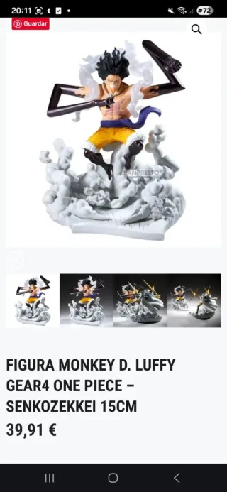 Figuras One Piece: Borsalino y Luffy Gear 4