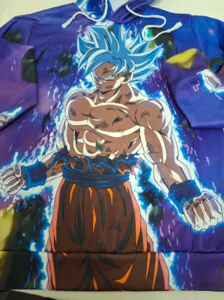 Sudadera Dragon Ball ZTM 3D Talla M Como Nueva