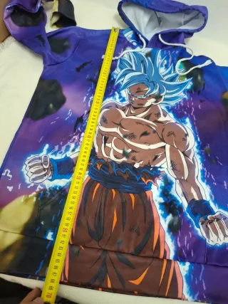 Sudadera Dragon Ball ZTM 3D Talla M Como Nueva