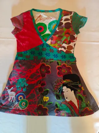 Camiseta Desigual Mujer Estampada