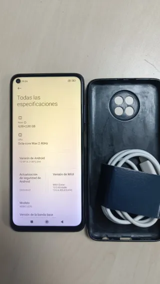Xiaomi Redmi Note 9T 5G + Funda y Cable