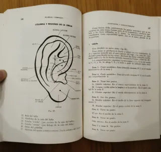 Acupuntura y auriculoterapia. Libro antiguo