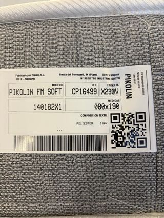 Colchón Pikolin FM SOFT 80x190