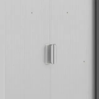 Caseta metálica Darwen 2,71 m² gris antracita/blan