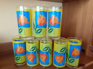 8 Vasos Altos Arcopal Tulip