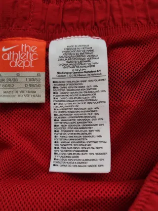 Nike Costume da Bagno Uomo Taglia L – Rosso blu