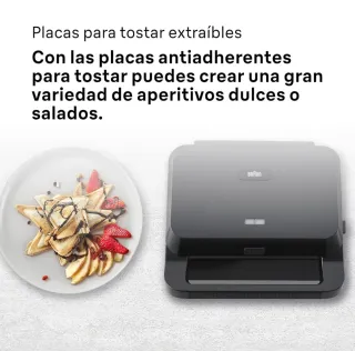 NUEVO!!!!!! Sandwichera Braun SnackMaker 5000