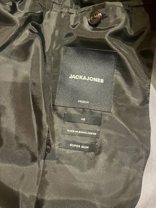 Traje ideal confirmación/ graduación gris talla 36