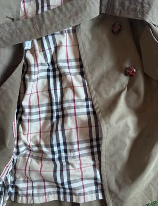 Gabardina Burberry Beige Clásica