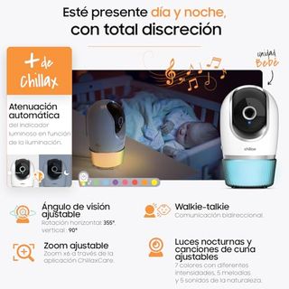 Cámara Vigilabebés Chillax DM560 2K QHD