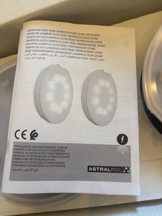 Focos LED Piscina + Mando NUEVO a estrenar