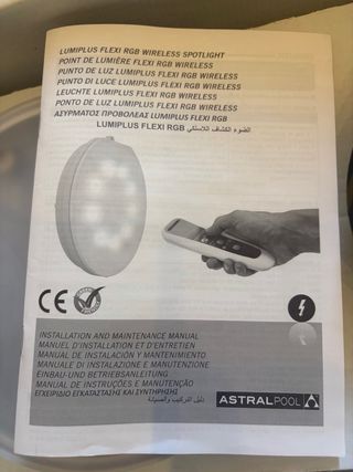 Focos LED Piscina + Mando NUEVO a estrenar