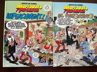 Lote 10 mortadelo magos del humor