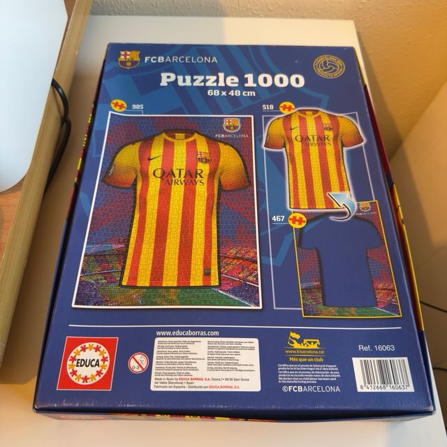 Puzzle 1000 pezzi FC Barcelona Nuovo