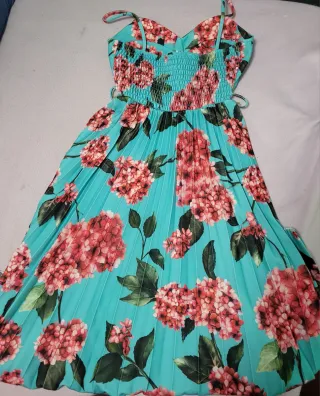 Vestido largo floral Talla S