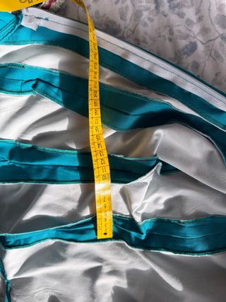 Vestido Flamenca canastero Azul.