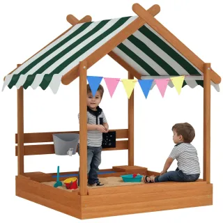 Arenero Infantil con Toldo y Banderines