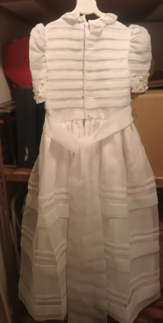 Vestido de Comunión Niña Blanco