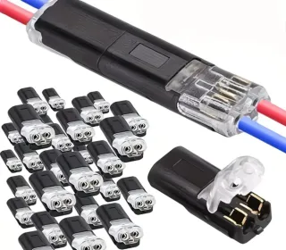 24 Conectores Empalme Rápido Cable Doble
