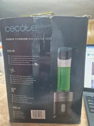 Cecotec EasyGo 650 Power Titanium Batidora