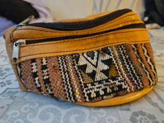 Riñonera de piel Marruecos