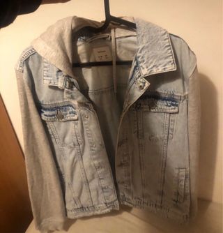 Sudadera Lefties Denim con Capucha Talla M