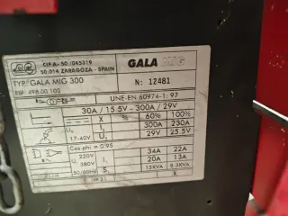 Soldadora MIG GALA Averiada