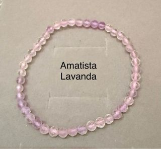 Pulseras elásticas minerales naturales elige