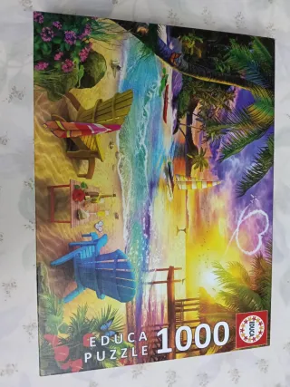 Puzzle Educa 1000 Piezas Playa Atardecer