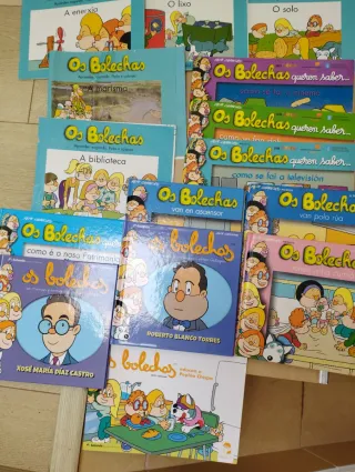 Lote de 20 libros de Os Bolechas