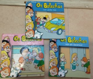 Lote de 20 libros de Os Bolechas