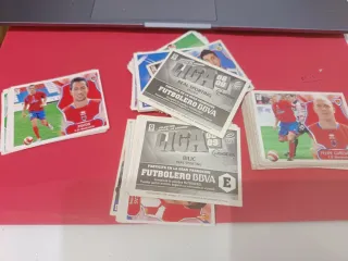 Lote 145 cromos fútbol 08-09