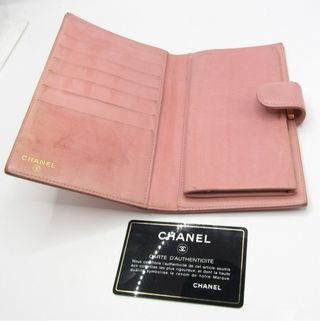 Portafoglio Chanel in pelle rosa