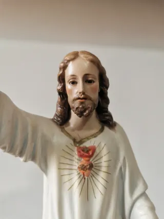Sagrado Corazón de Jesús-Cristo Rey Olot 48cm
