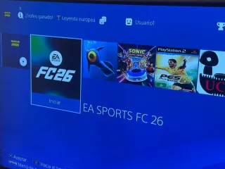 Consola PS4 12.52 Negra+Mando Blanco+Blu-ray gold