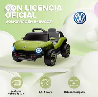 Coche Eléctrico Infantil Volkswagen E-Buggy