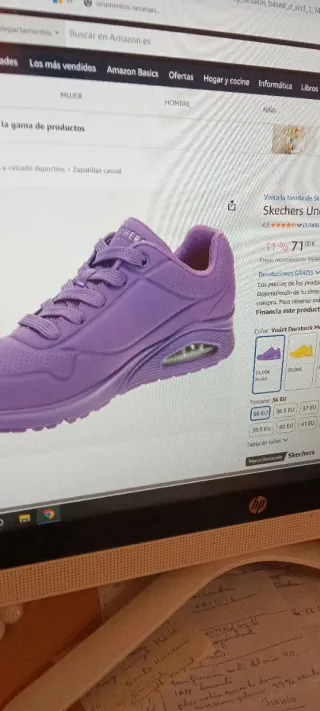 Zapatillas Skechers Moradas