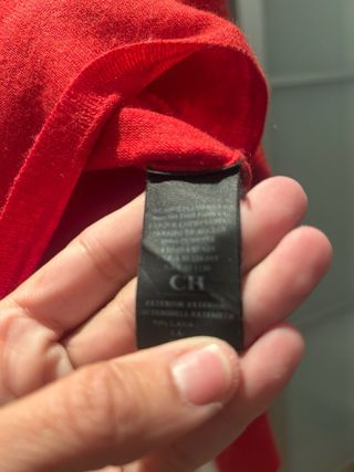 Cardigan Carolina Herrera Lana Roja