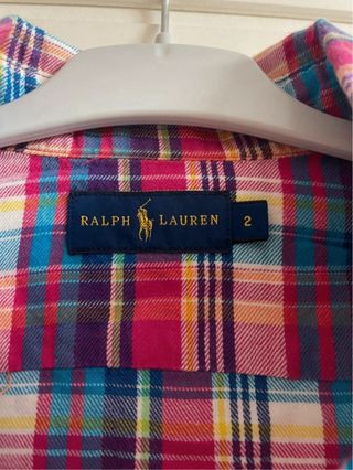 Camisa Polo Ralph Lauren cuadros multicolor