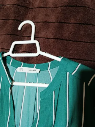 Blusa Sfera Rayas Verdes Talla M