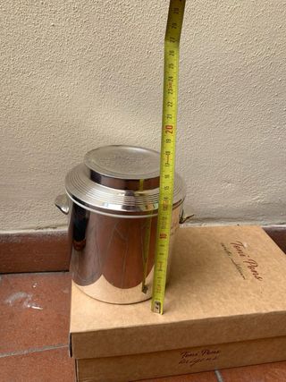 Secchiello Ghiaccio Argento Placcato Vintage Anni